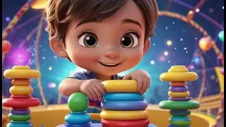 Stacking rings go clack clack clack | Nursery Rhyme | Kids Songs | Baby Songs | Children&rsquo;s