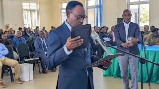 MANENO YA MKUU MPYA WA WILAYA YA SONGWE BAADA YA KUAPISWA