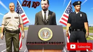 GTA5 RP PRESIDENT ESCORTED TO PRIVATE PLANE🔥#gtarp #gtaroleplay #gta5online #GTASHORT #gta5rp