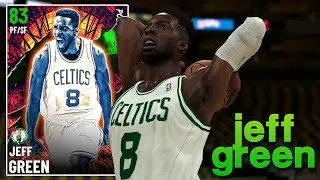 NBA 2K21 MyTEAM Emerald Jeff Green Stats Badges Animations (Possessed)