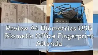 Review A6 Biometrics USB Biometic Office Fingerprint Attendance Check Time clock Record