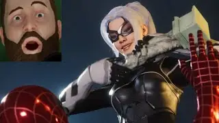 Forsen reacts to Spider-Man PS4 - All Black Cat Cutscenes (Spiderman Black Cat All Scenes) PS4 Pro