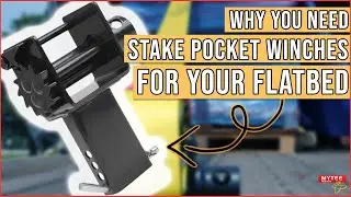 Why You Need STAKE POCKET WINCHES For Your Flatbed