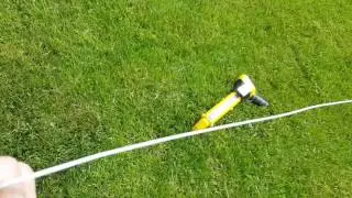 How to find sprinkler lines with coat hanger