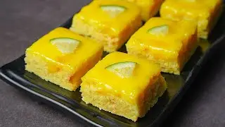 One Bowl Lemon Brownies | Easiest Lemon Brownie Anyone Can Make | Yummy