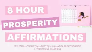 Prosperity Affirmations (8 HR LOOP) | Attract financial freedom | Listen & repeat daily