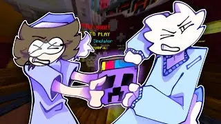 fighting in hypixel's HALLOWEEN SIMULATOR..