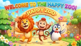 Happy Zoo Animals Fun #cartoon #animatecartoon 
