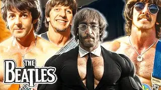 THE BEATLES but everyone is BODYBUILDER