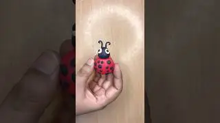 How to make a Ladybug using Clay | DIY | Easy clay art
