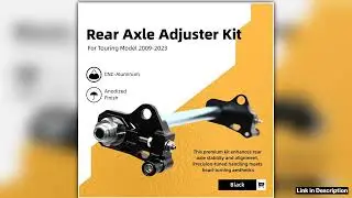 Motorcycle Rear Bearing Axle Adjuster Kit For Harley Touring Street Glide Road King Tri Glide