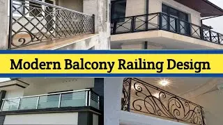 Modern Balcony Grill Designs 2025 | Terrace Wrought Iron/Stainless Steel/Glass Railing Design Ideas
