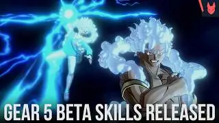 ONE PIECE CROSS-OVER GEAR 5 SKILLS | Dragon Ball Xenoverse 2