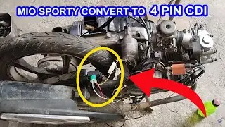 Mio Sporty с 4-контактным CDI, работающим от аккумулятора - стандартный CDI можно переделать в 4-...