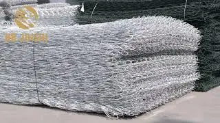Wholesale Customized hexagonal Gabion Box factory Woven Stone Filled Gabion manufacture