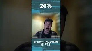 According to our sales data, 20% of North American gifts go to Asia #shorts