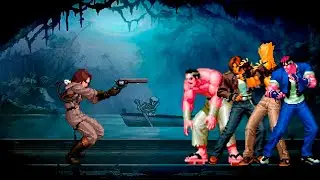 [KOF Mugen] High Tech Whip vs Super Hero Team