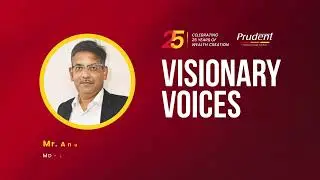Mr. Anuj Kumar, MD of CAMS, Congratulates Prudent on completing 25 successful years.