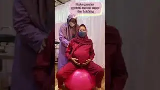 Gerakan olahraga Gymball agar kepala janin cepat masuk ke panggul