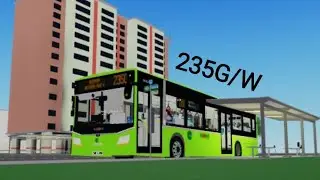 [Roblox Bosham Town] Tower Transit MAN A22 Euro 6 on Feeder 235G/W