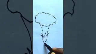 Drawing datura flower quick