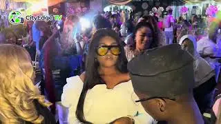 ACTRESS OYINADE ADEGBENRO ON THE DANCE FLOOR AT IMULE MOVIE PREMIERE 