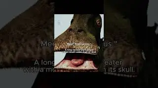 The Dinosaur With the Weirdest Mouth Ever 😳🦖 #prehistoric #dinosaur