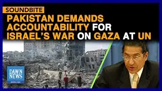 Pakistan Demands Accountability For Israel&rsquo;s War On Gaza At UN | Dawn News English