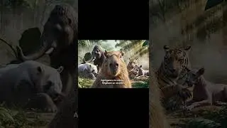 Capibara conocer a Jes&uacute;s ni&ntilde;o short