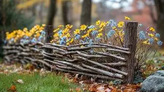 8 Easy Rustic Garden Fence Ideas 🪵 | Transform Your Small Yard with DIY Charm!