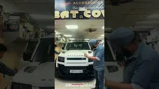 Defender Modification in Lucknow | Ladder, Roof Box, Side Footrest & Matting by Resting Accessories