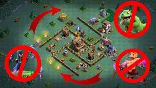 Clash of clans Builder hall 4 pushing base design