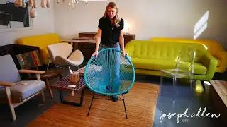 Acapulco Lounge Chair in Blue by Joseph Allen Home