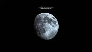 Moon view from the Selkirk Mountains (HD)