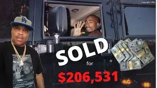 How A Tupac Photo, Helped Sell Tupac's Hummer For $206,531 At Auction.