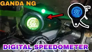 Universal speedometer installed in fury 125 newbreed.