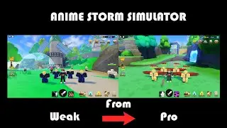 FASTEST WAY TO LEVEL AND UNLOCK CHARACTERS!!! | [🔥NEW] Anime Storm Simulator