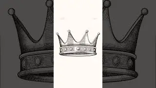 draw a drawing crown #shorts #drawing #crown #shorts