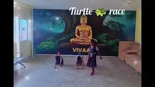 Turtle race by UKG kids 🥳