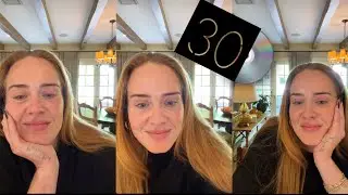 @adele снова появилась на публике, чтобы прорекламировать свой новый альбом #30 | Прямая трансляц...