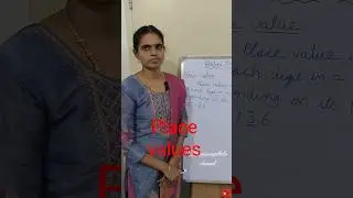 Place values basic maths for kids deeju tuition #basicmaths #mathematics #maths