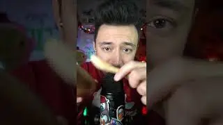 Я дарю вам ASMR-покалывания во время еды деревянной ложкой!