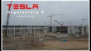 #7 Tesla Gigafactory 4 Berlin &bull; 2020-10-25 Gr&uuml;nheide &bull; HD  | DJI Mavic Air 2