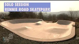 Solo Session at Scotland's Newest Skatepark - Rennie Road Skatepark, Kilysth