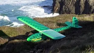 Clifffhanger. Forward Sweep Glider flying.