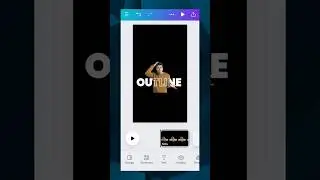 Outline Text Layer Effect in Canva | Canva editing Tips | Graphics Cuts | canva