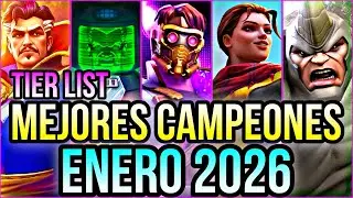 TIER LIST JANUARY 2026 | BEST CHARACTERS JANUARY 2026 | DOCTOR STRANGE and SPIDER-SLAYER JJJ | MCOC