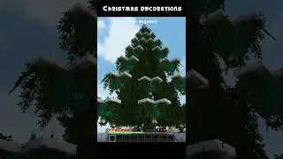 Minecraft.  Christmas decorations 2