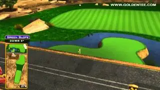 Golden Tee Great Shot on Dusty Bend!