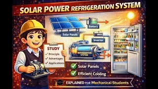 Solar Refrigeration System | Working, Advantages & Applications| RAC//Diploma and Polytechnic